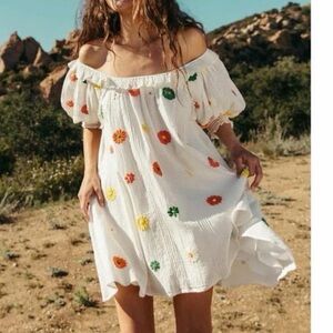 Cleobella eleonor embroidered dress